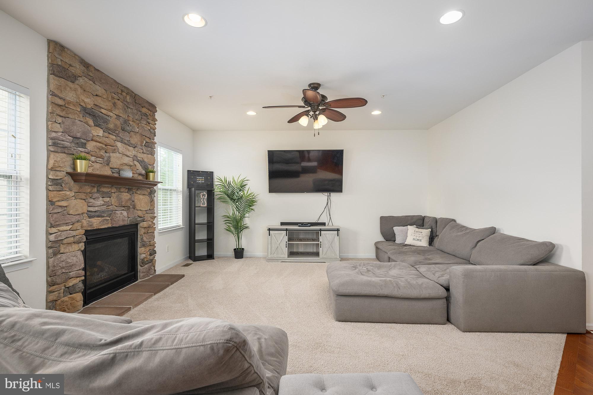 1456 Viridian Road Aberdeen, MD 21001 - Photo 10 of 58 Family Room with Gas Fireplace