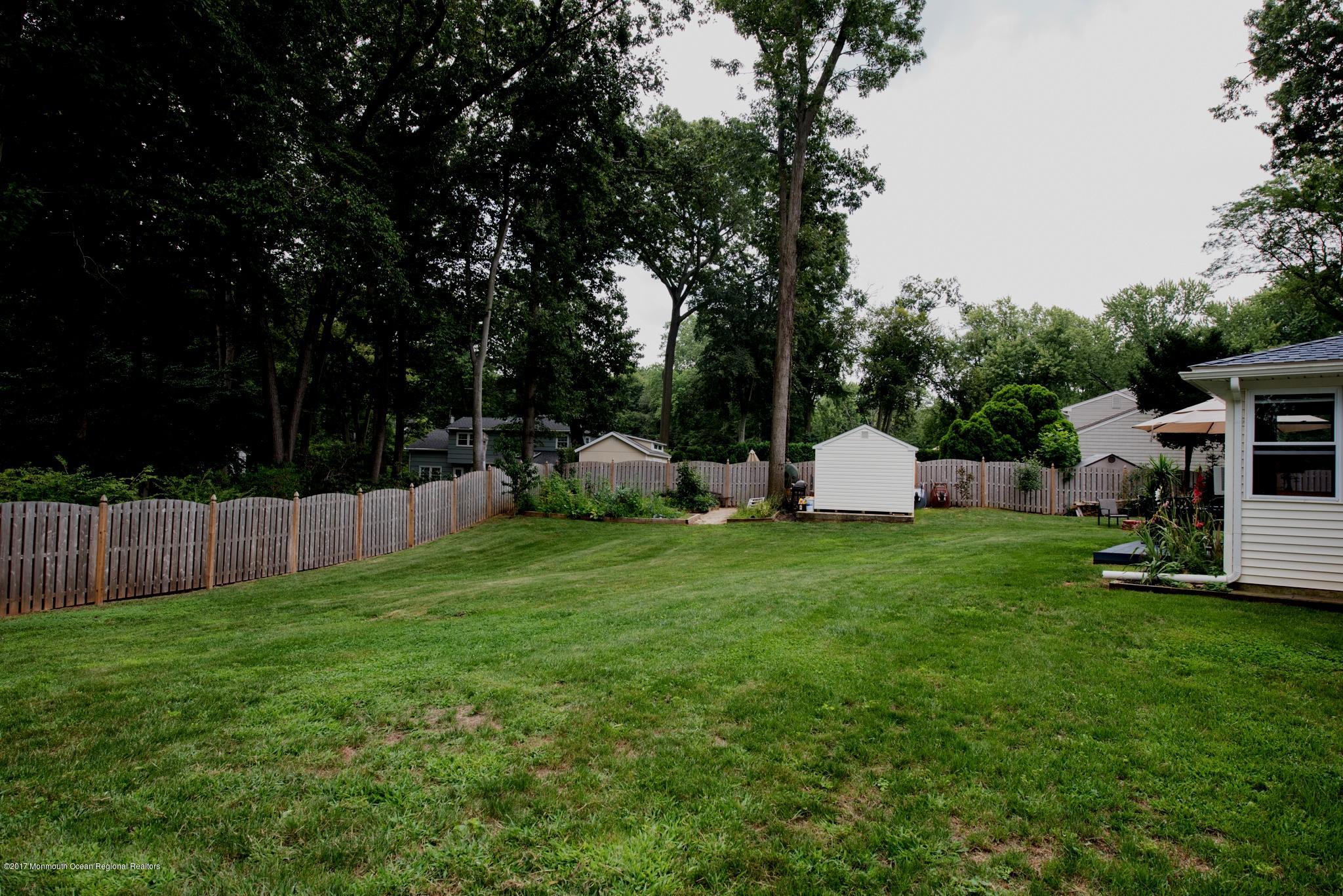 126 Jumping Brook Road Lincroft, NJ 07738 - Photo 16 of 25 Fenced Yard