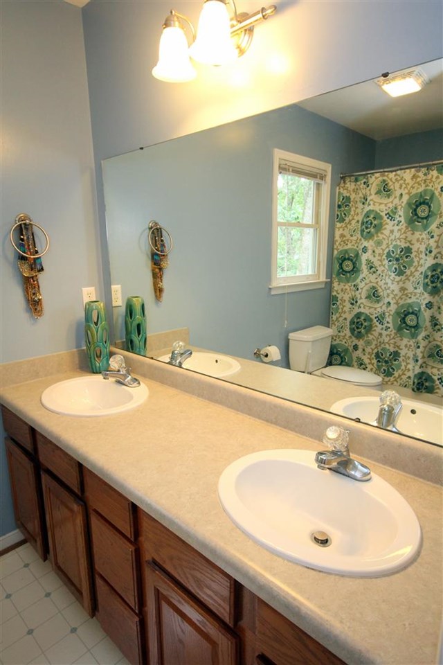 39 Rudolph Street Ruckersville, VA 22968 - Photo 21 of 30 a bathroom with a sink and a mirror