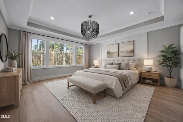 a aerial view of a house with a yard