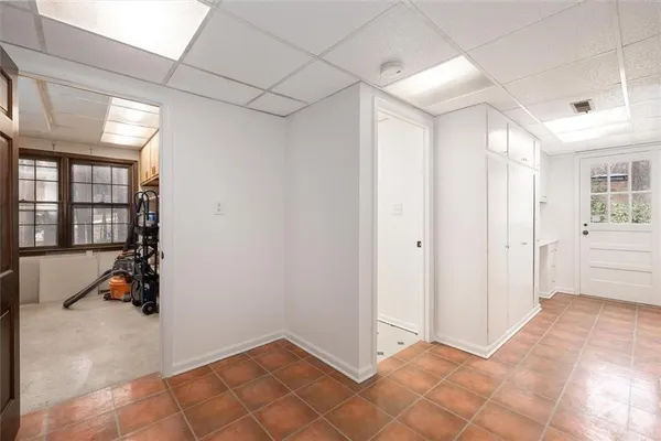 a view of room with window