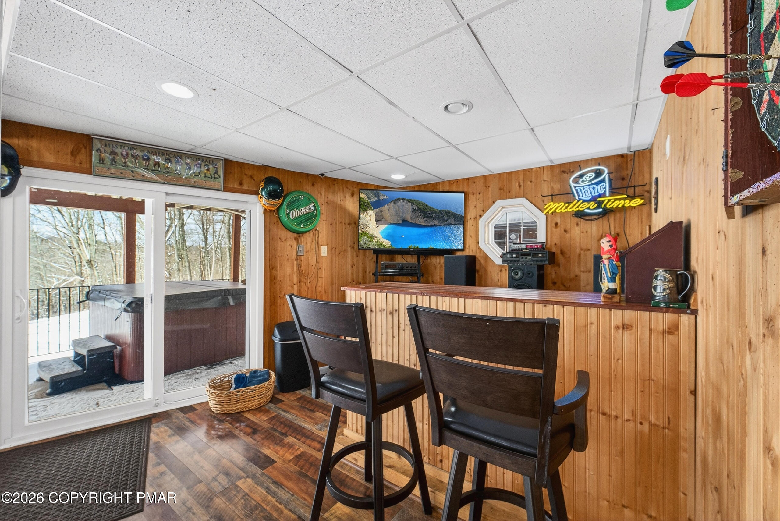 3112 Spring Court Bushkill, PA 18324 - Photo 25 of 52 a view of a dining room with furniture window and outside view