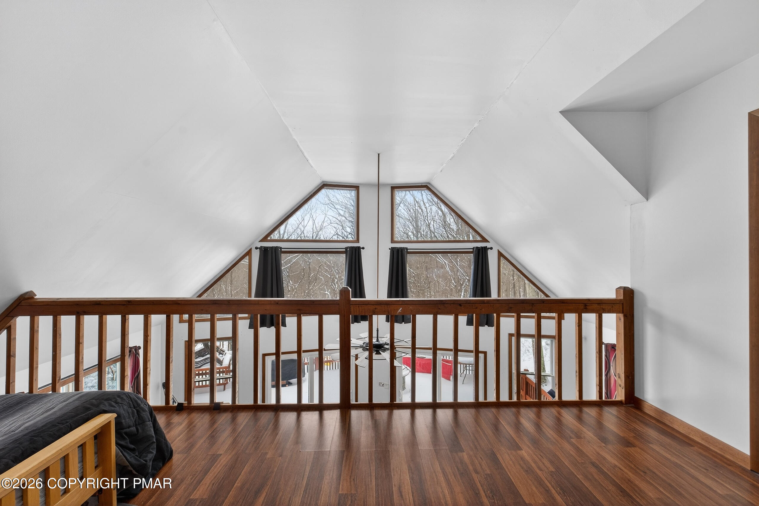 3112 Spring Court Bushkill, PA 18324 - Photo 35 of 52 a view of staircase with lots of wooden floor