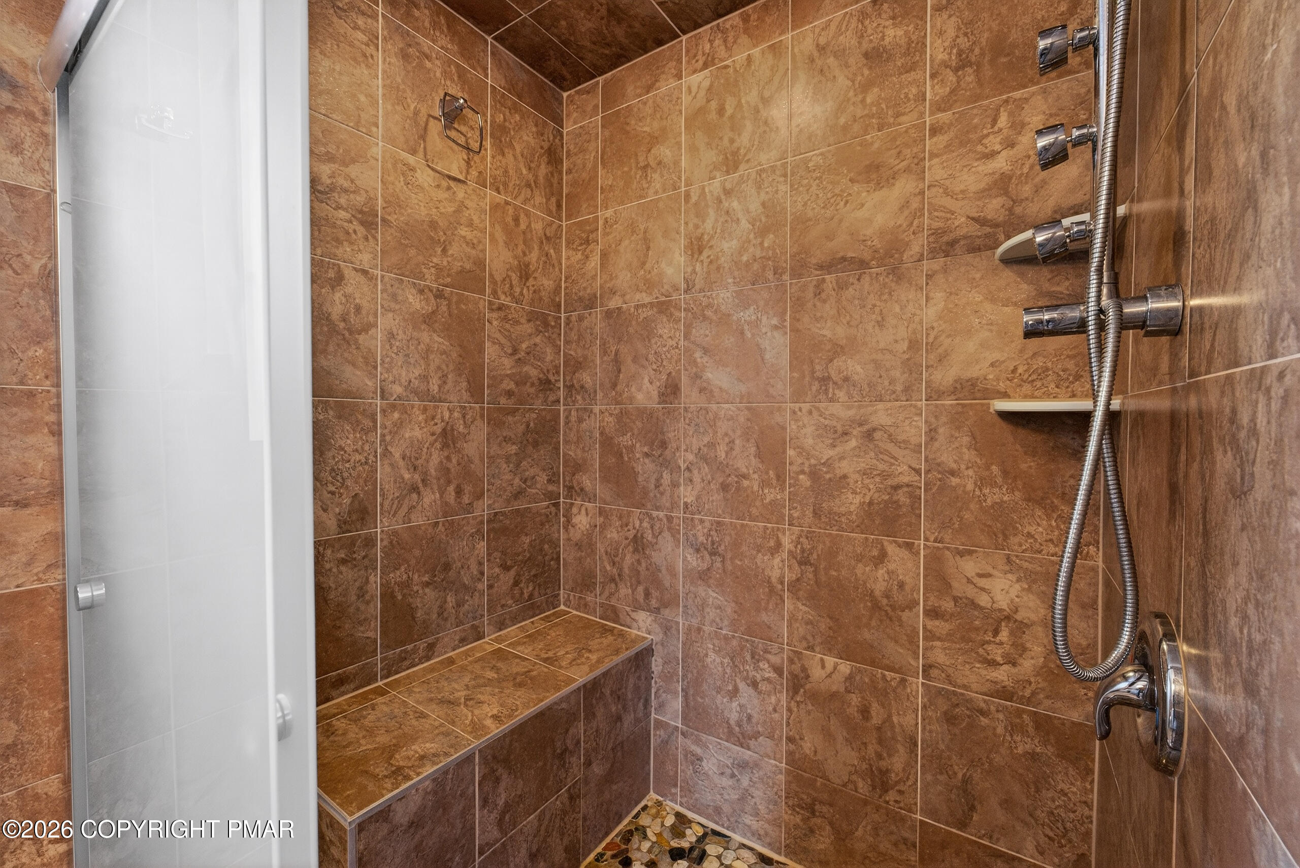 3112 Spring Court Bushkill, PA 18324 - Photo 39 of 52 a bathroom with a shower