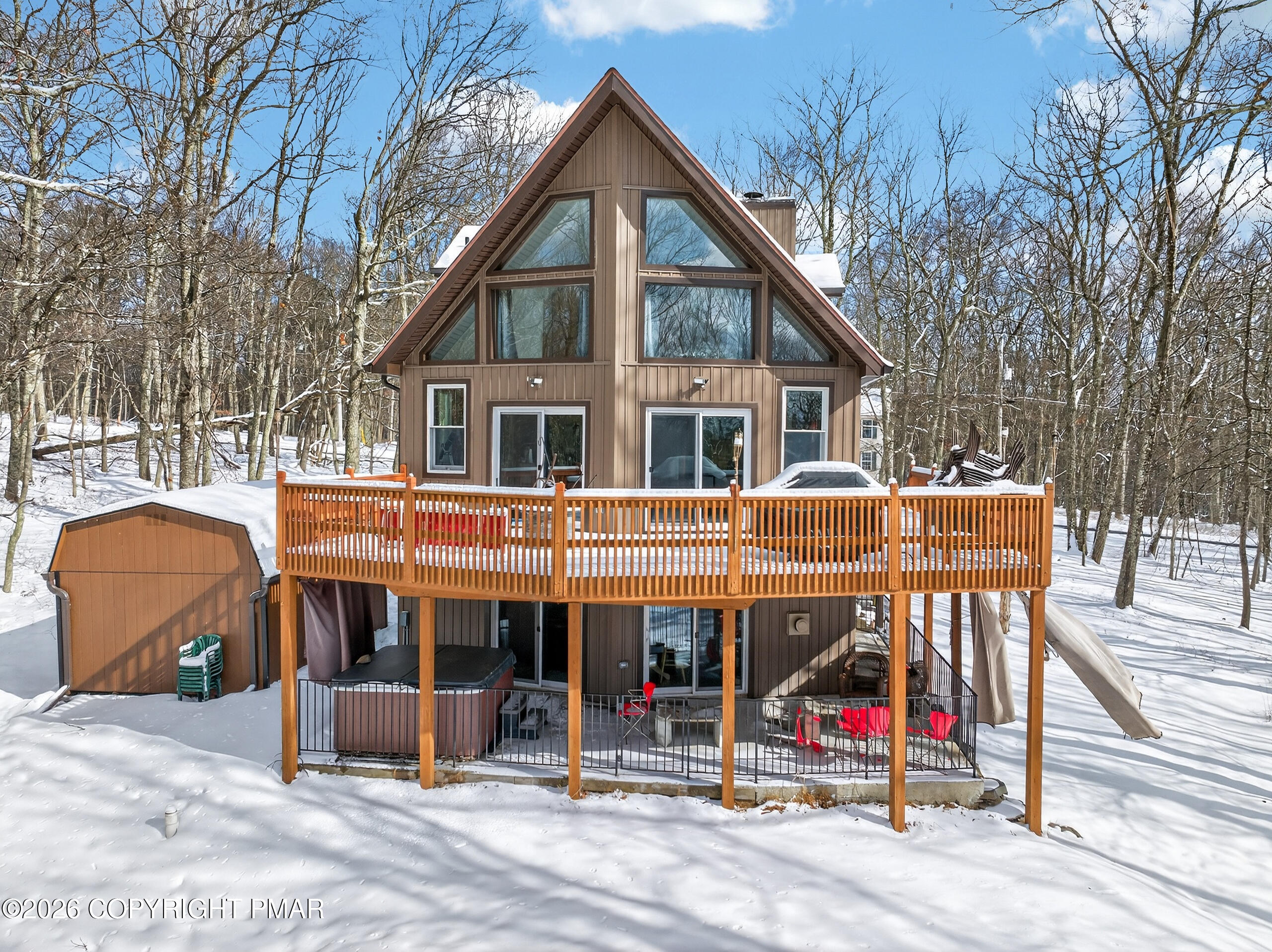 3112 Spring Court Bushkill, PA 18324 - Photo 52 of 52 a front view of a house with entertaining space