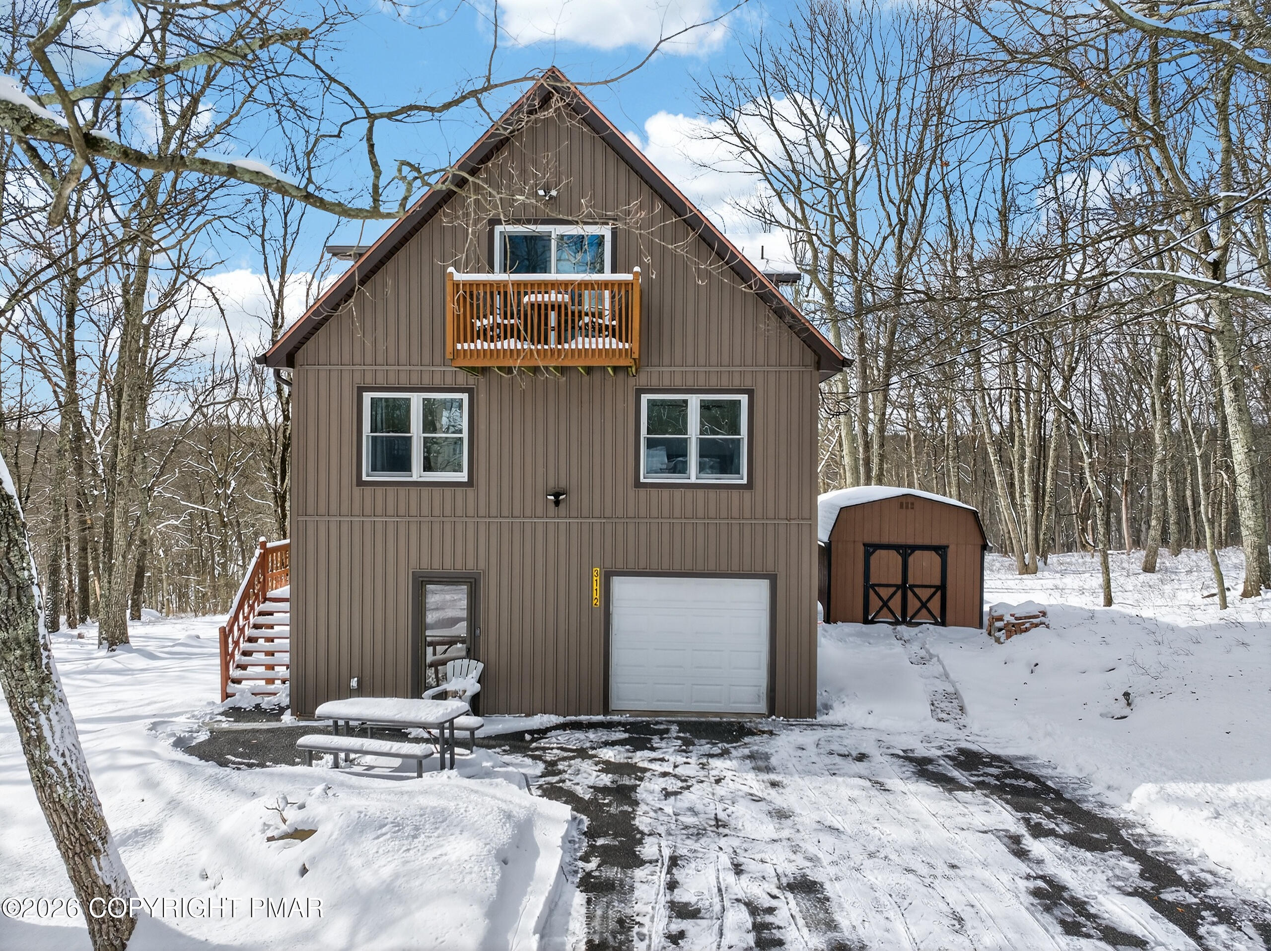 3112 Spring Court Bushkill, PA 18324 - Photo 7 of 52 a front view of a house with a yard