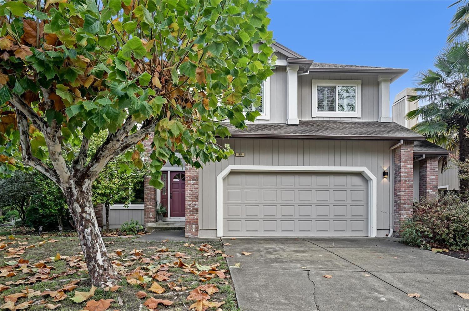 99 Hop Ranch Road Santa Rosa, CA 95403 - Photo 1 of 1 a front view of a house with a tree
