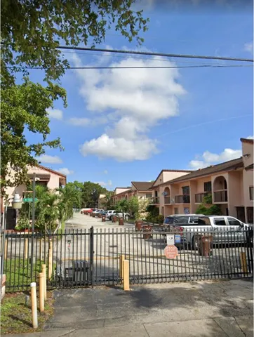a view of a city from a balcony