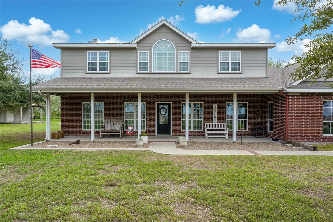 2 Schendel Road Portland, TX 78374 - Photo 1 of 39 a front view of a house with sitting area and garden