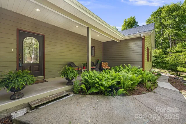 a house with a garden