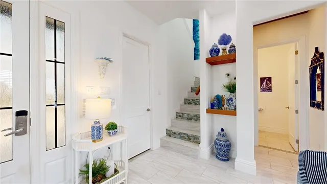 a room with storage and utility room