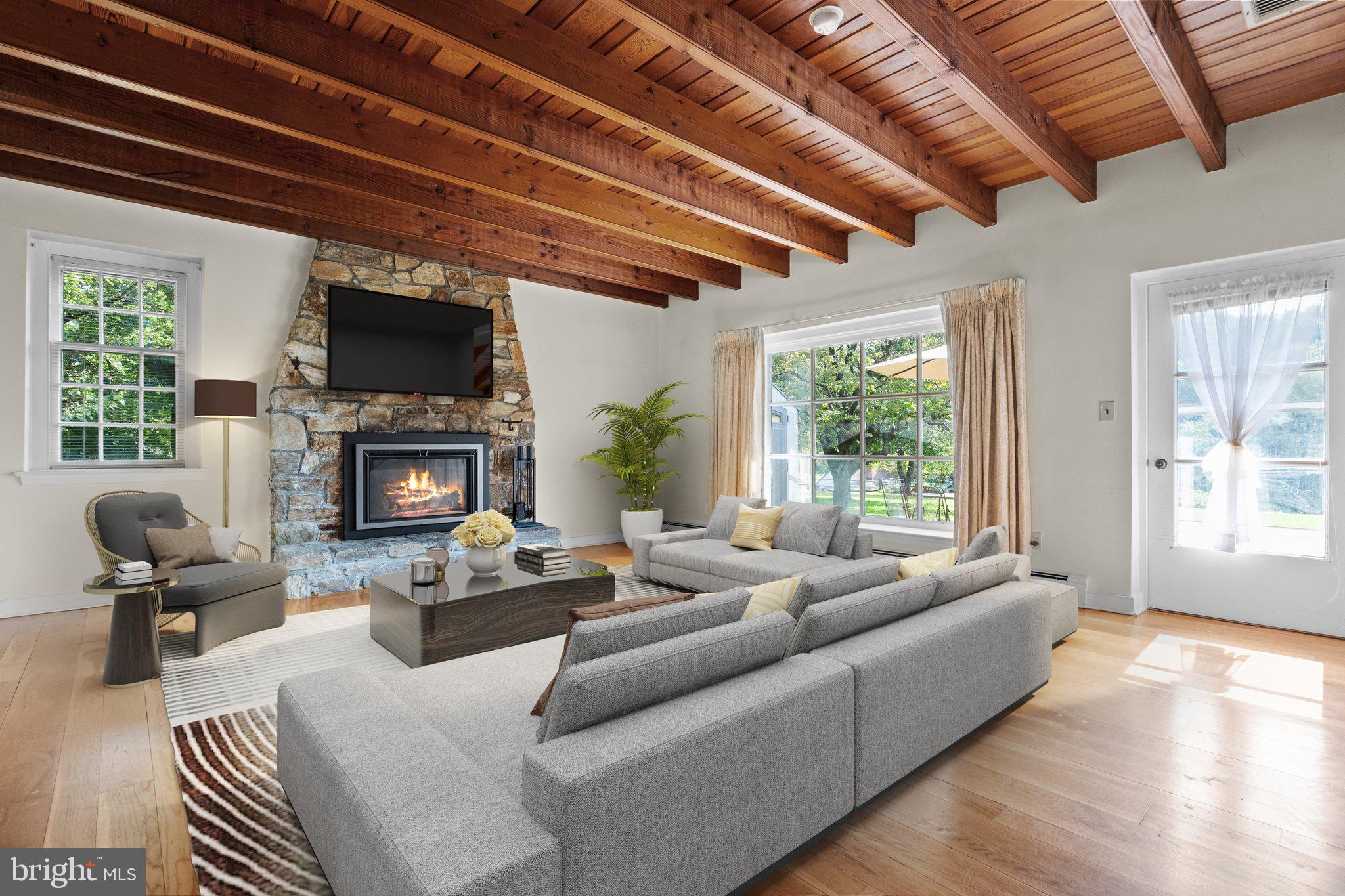 2325 Valley Road Huntingdon Valley, PA 19006 - Photo 8 of 36 Virtually Staged Living Room
