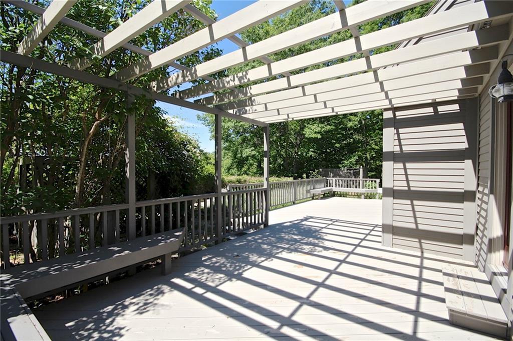 25 Cranberry Pond Road Raymond, ME 04071 - Photo 5 of 35 Pergola for sunny summer entertaining
