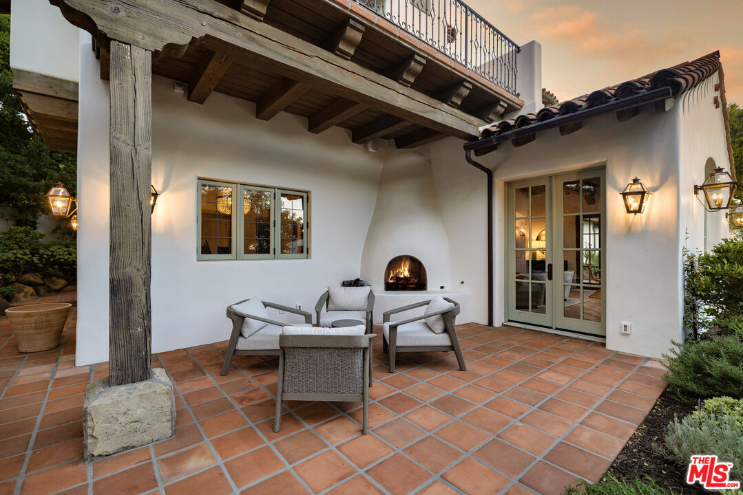 849 Ashley Road Montecito, CA 93108 - Photo 14 of 28 a outdoor space with patio furniture and potted plants