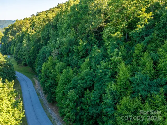 a view of a garden from a balcony