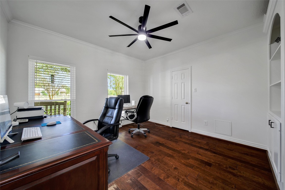 29919 Tudor Way Magnolia, TX 77355 - Photo 19 of 50 a view of a workspace with furniture and a window