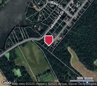 0 Ware Road Quinton, VA 23141 - Photo 2 of 2 Aerial map of property and surrounding area