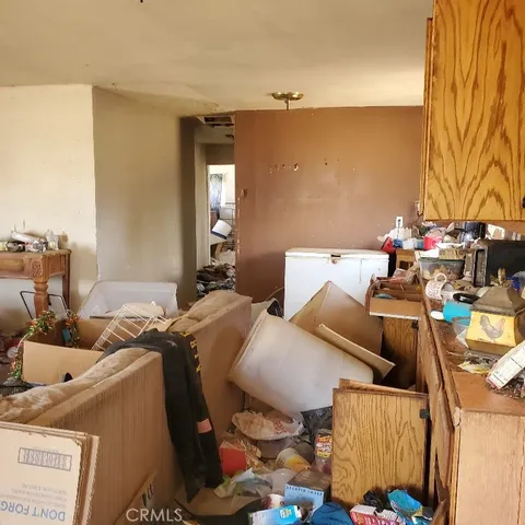 a room with furniture and a window