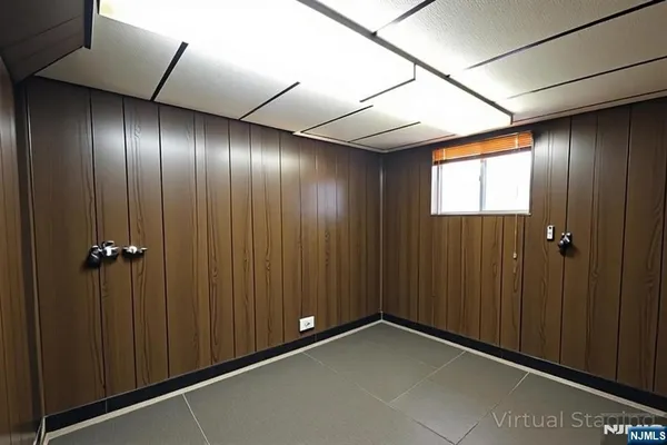 a view of backyard of house