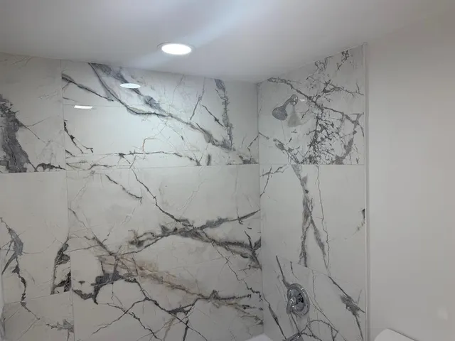 a view of a plant in a bathroom