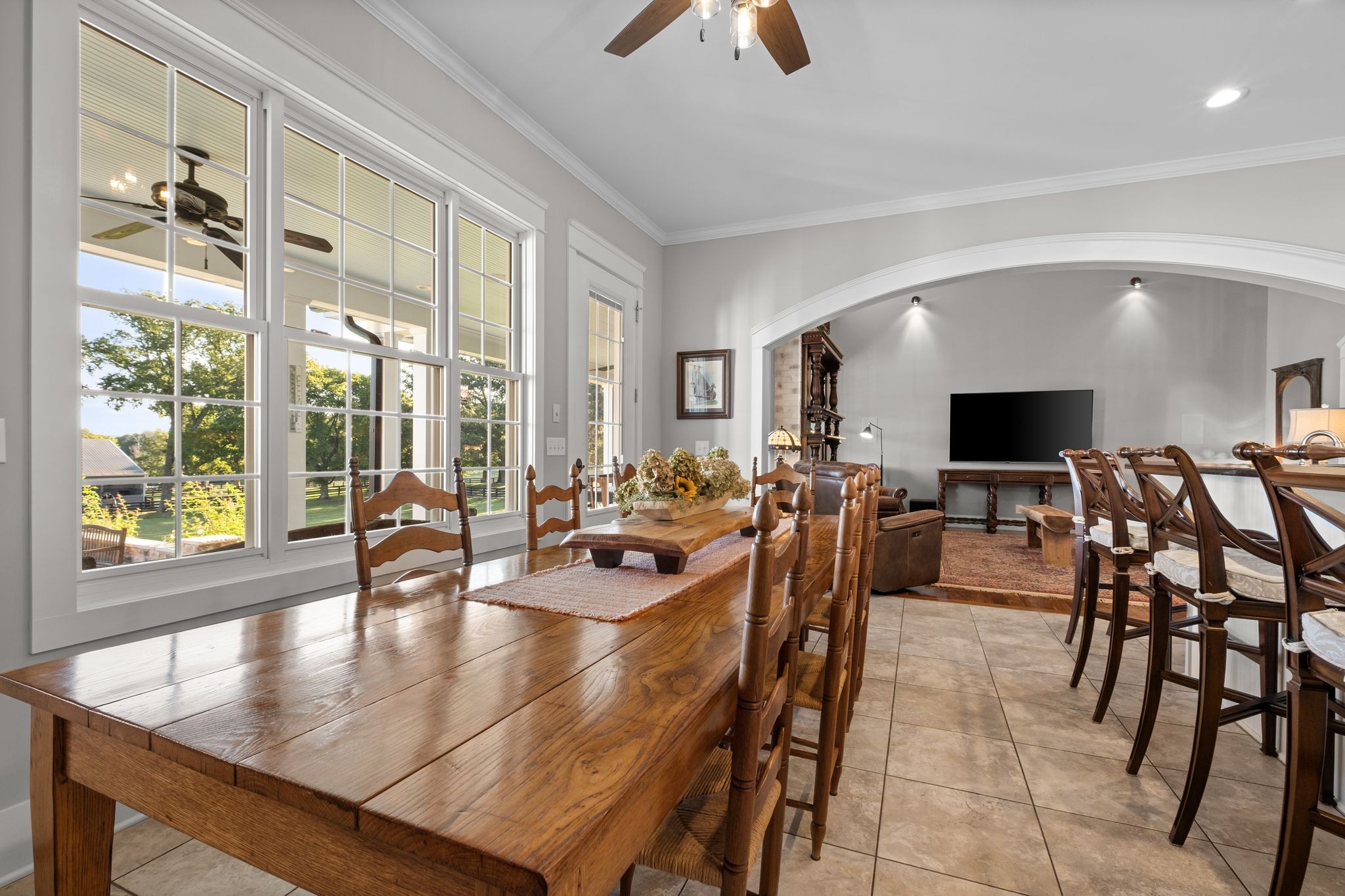 1421 Lawrence Lane Springfield, TN 37172 - Photo 21 of 43 a view of a dining room with furniture window and outside view