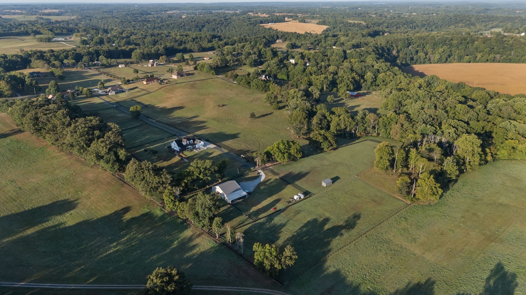 1421 Lawrence Lane Springfield, TN 37172 - Photo 40 of 43 an aerial view of residential houses with outdoor space