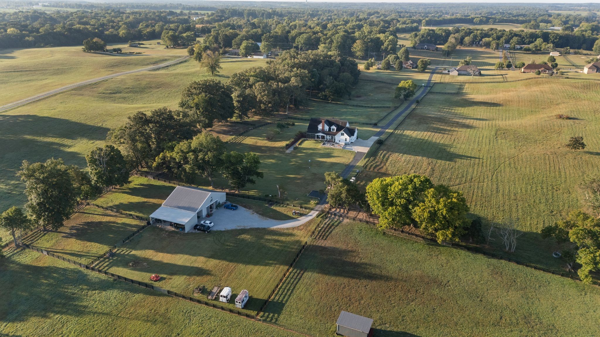 1421 Lawrence Lane Springfield, TN 37172 - Photo 41 of 43 an aerial view of residential houses with outdoor space