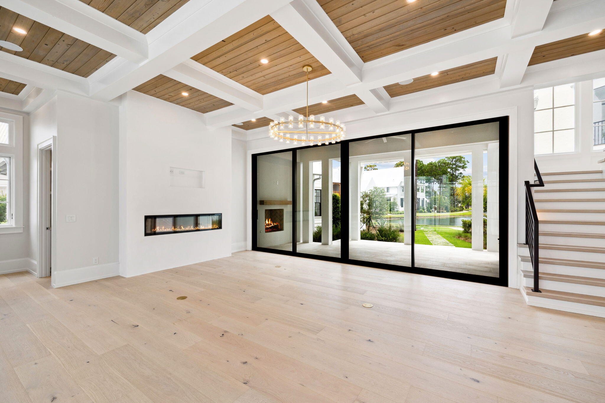 99 Perrin Santa Rosa Beach, FL 32459 - Photo 11 of 149 a view of an empty room with windows and a balcony