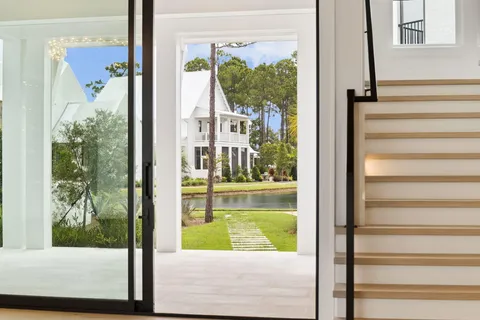 a view of an entrance door of the house