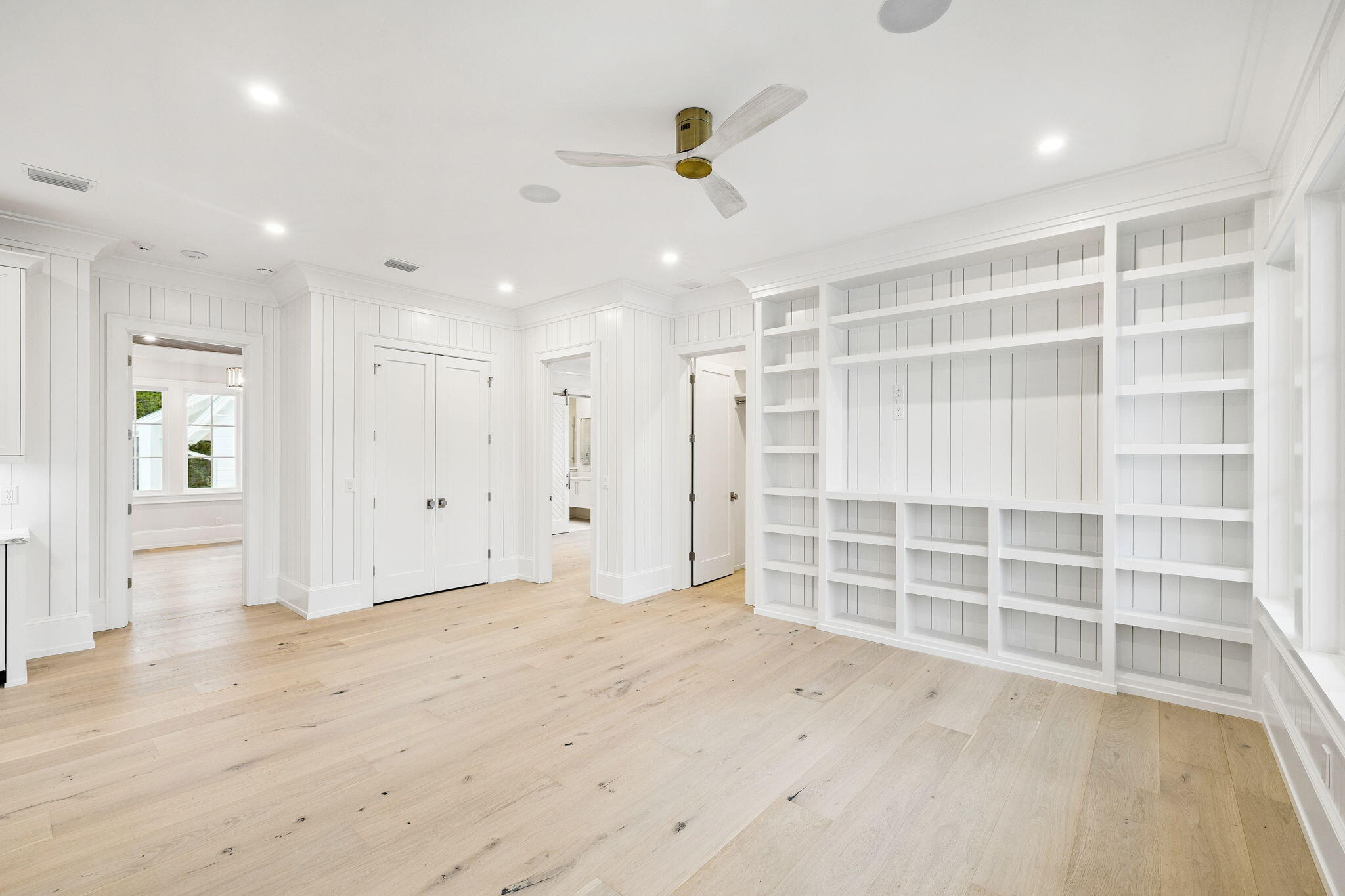 99 Perrin Santa Rosa Beach, FL 32459 - Photo 50 of 149 a view of an empty room with wooden floor and entryway