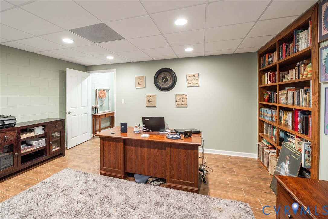 768 Hardtimes Road Farmville, VA 23901 - Photo 36 of 56 Home office features wood-finish tile flooring, re