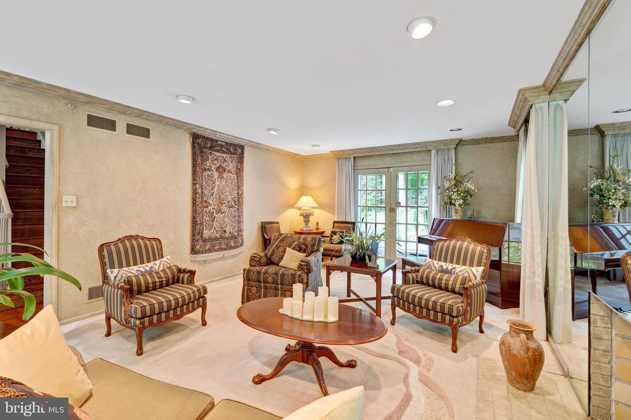 741 Campwoods Road Villanova, PA 19085 - Photo 13 of 48 a living room with furniture and a large window
