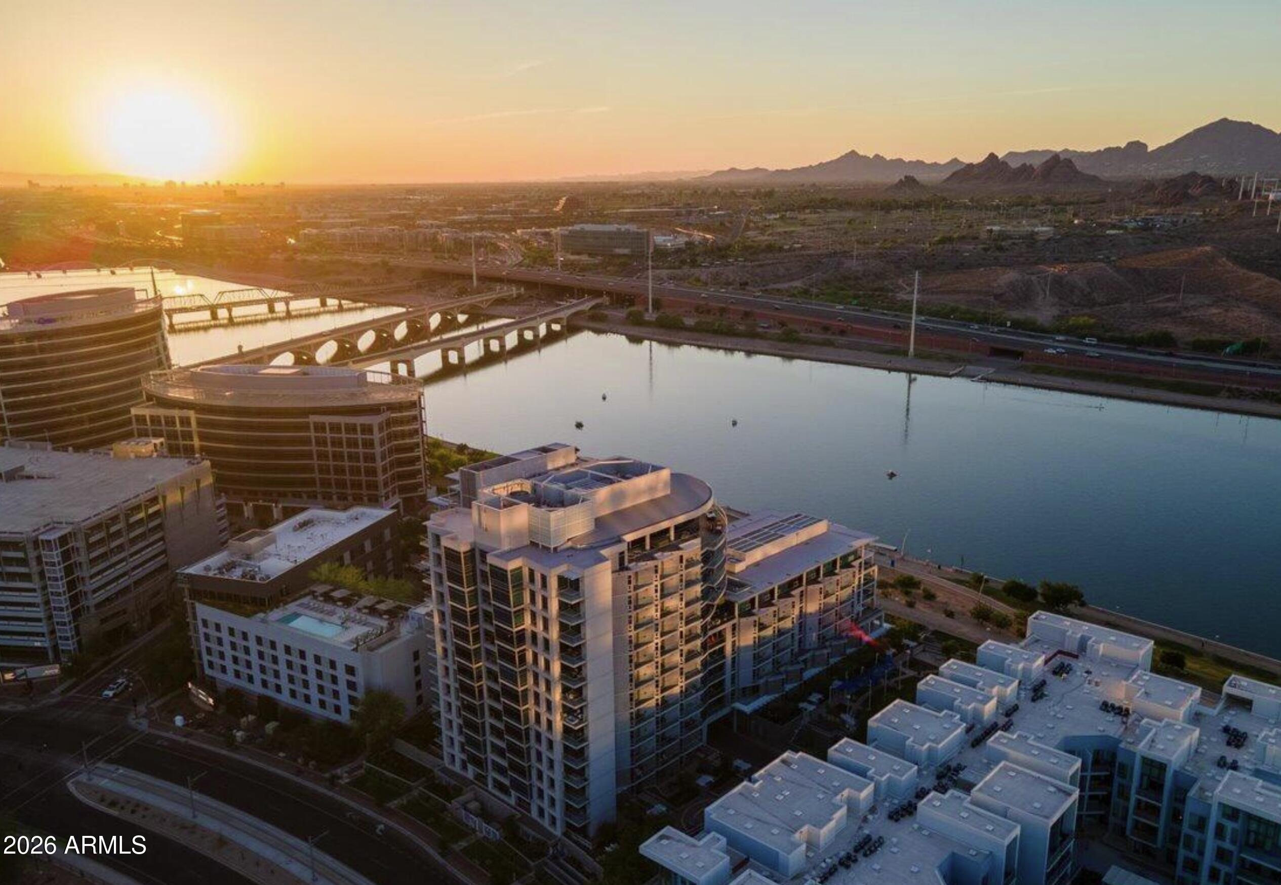140 East Rio Salado Parkway, Unit 411 Tempe, AZ 85281 - Photo 19 of 21 a view of a balcony with an ocean view