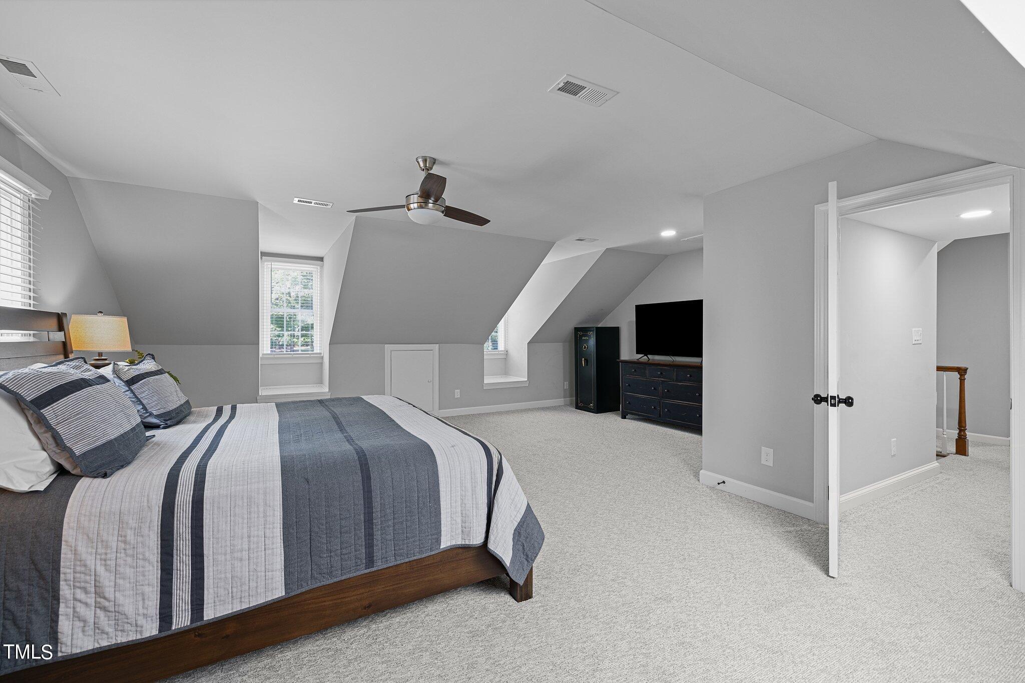 1113 Winterwind Place Raleigh, NC 27615 - Photo 36 of 49 Large Bedroom 4 or Bonus Room w/closet