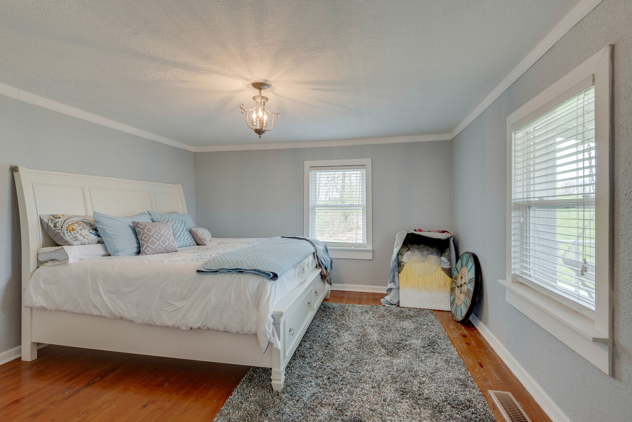 7606 Pewitt Road Franklin, TN 37064 - Photo 19 of 28 a bed room with a bed and a window