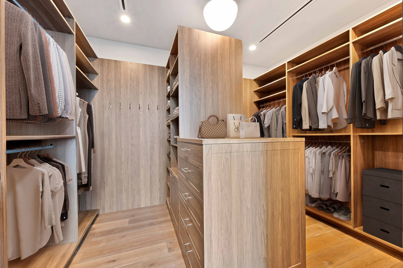 1109 West Washington Boulevard, Unit 6B Chicago, IL 60607 - Photo 28 of 40 a view of walk in closet with clothes and shoes