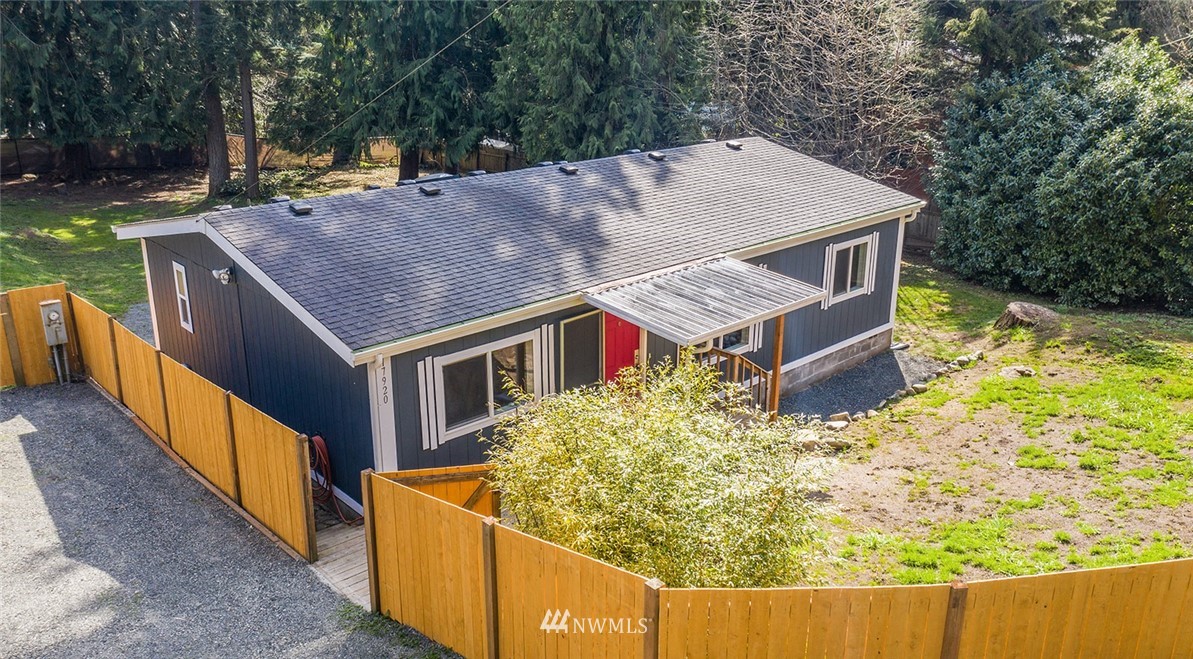 17920 Trombley Road Snohomish, WA 98290 - Photo 36 of 36 aerial view of a house with swimming pool next to a yard