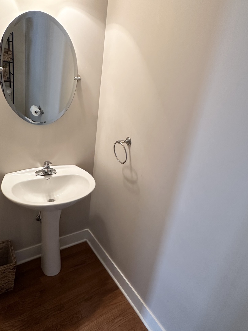 1205 Eagle Bluff Drive Bourbonnais, IL 60914 - Photo 21 of 51 a bathroom with a sink and mirror