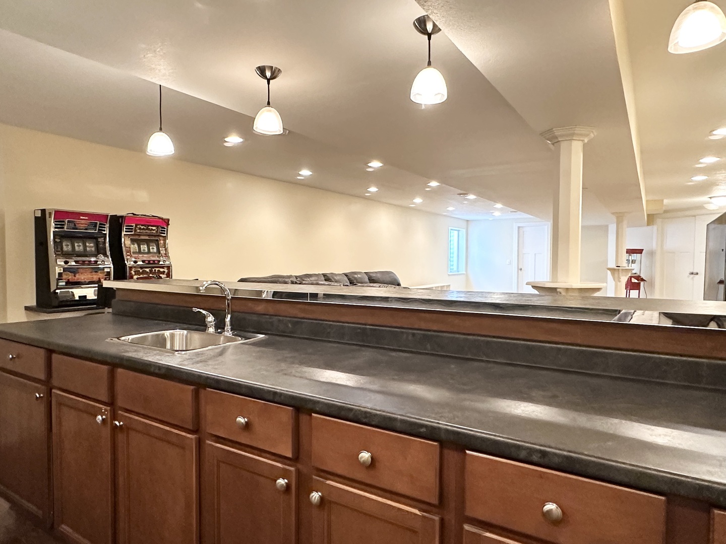 1205 Eagle Bluff Drive Bourbonnais, IL 60914 - Photo 32 of 51 a view of a kitchen counter top a sink and dishwasher