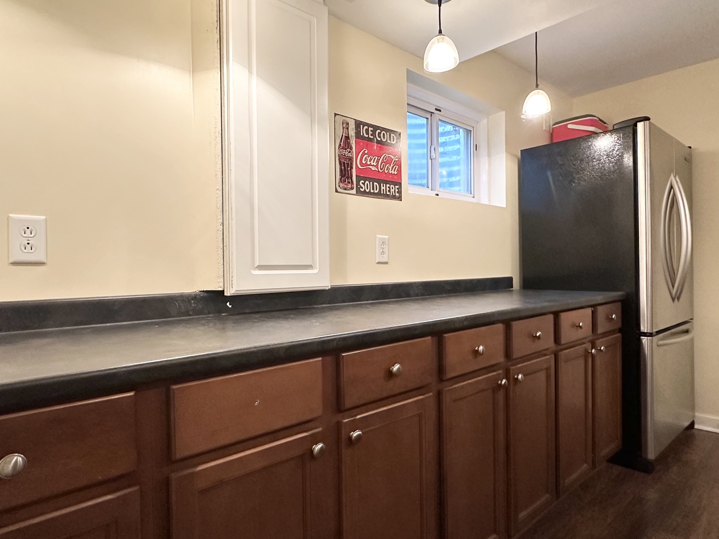 1205 Eagle Bluff Drive Bourbonnais, IL 60914 - Photo 33 of 51 a kitchen with a refrigerator and a sink