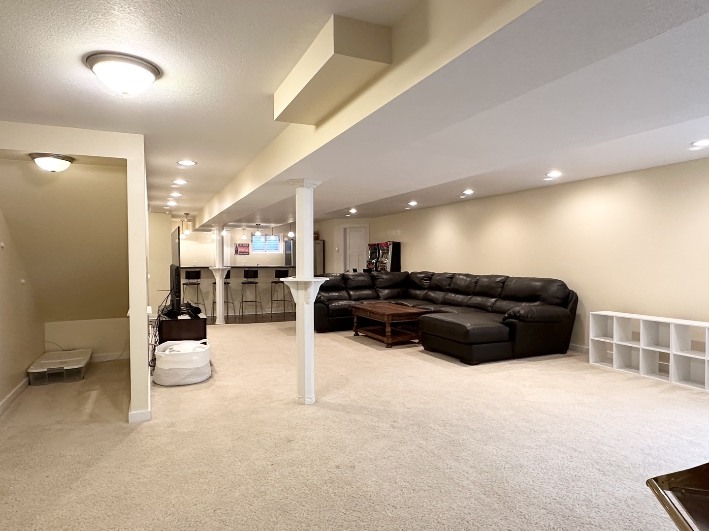 1205 Eagle Bluff Drive Bourbonnais, IL 60914 - Photo 36 of 51 a black and white kitchen with a large window