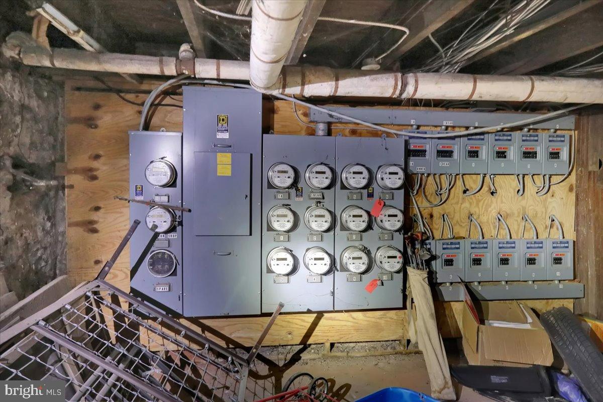 200 West Lancaster Avenue Reading, PA 19607 - Photo 19 of 50 Utility panel and meters in a basement setting.