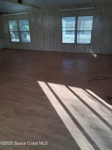 a view of wooden floor in a house