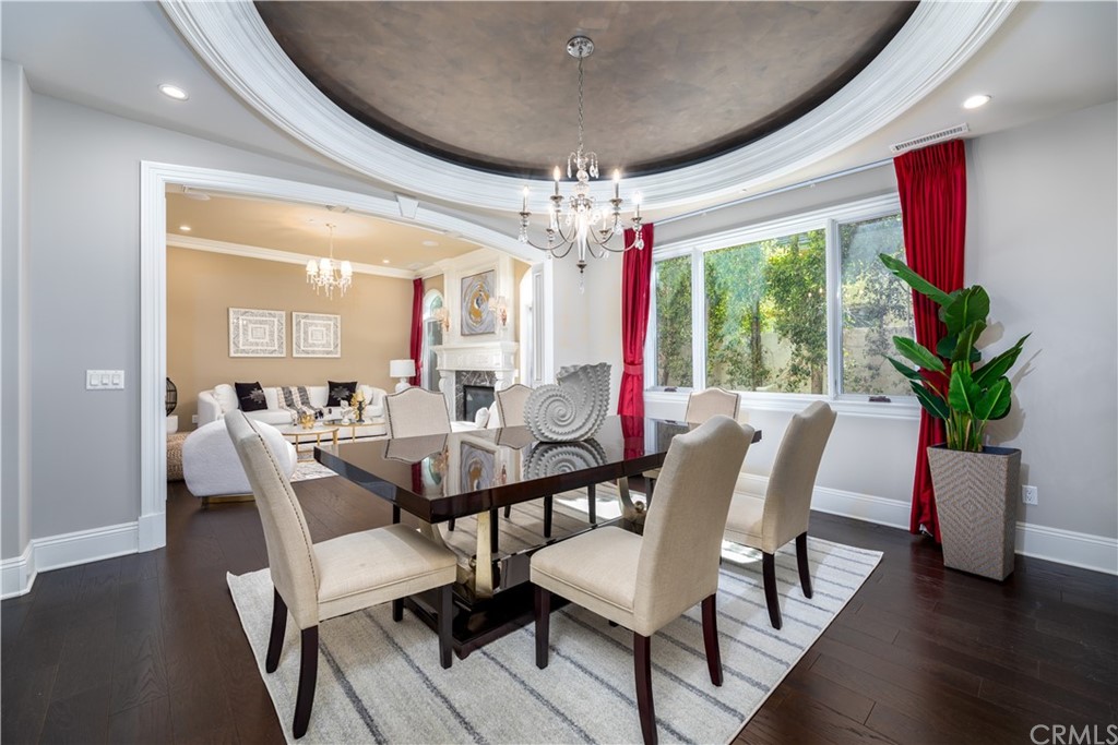 514 West Norman Avenue Arcadia, CA 91007 - Photo 13 of 69 a view of a dining room with furniture window and wooden floor