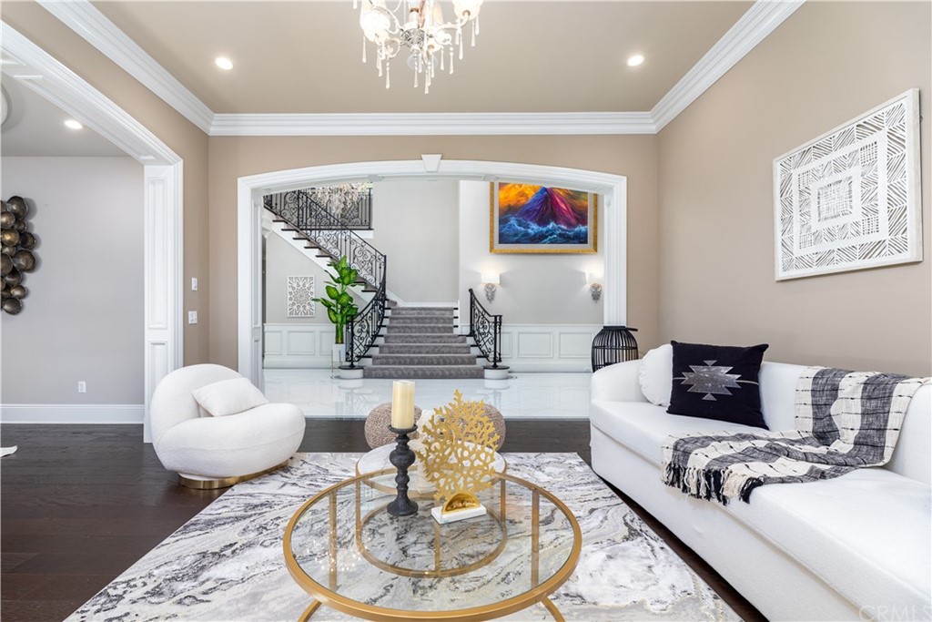 514 West Norman Avenue Arcadia, CA 91007 - Photo 15 of 69 a living room with furniture and a wooden floor