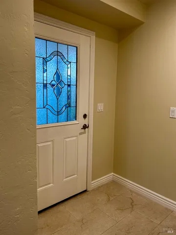 a view of front door