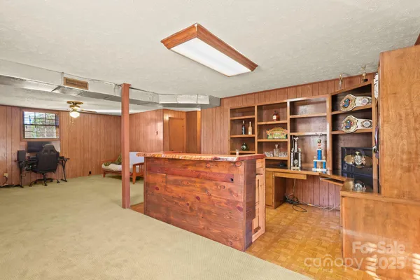 a room with furniture and a window