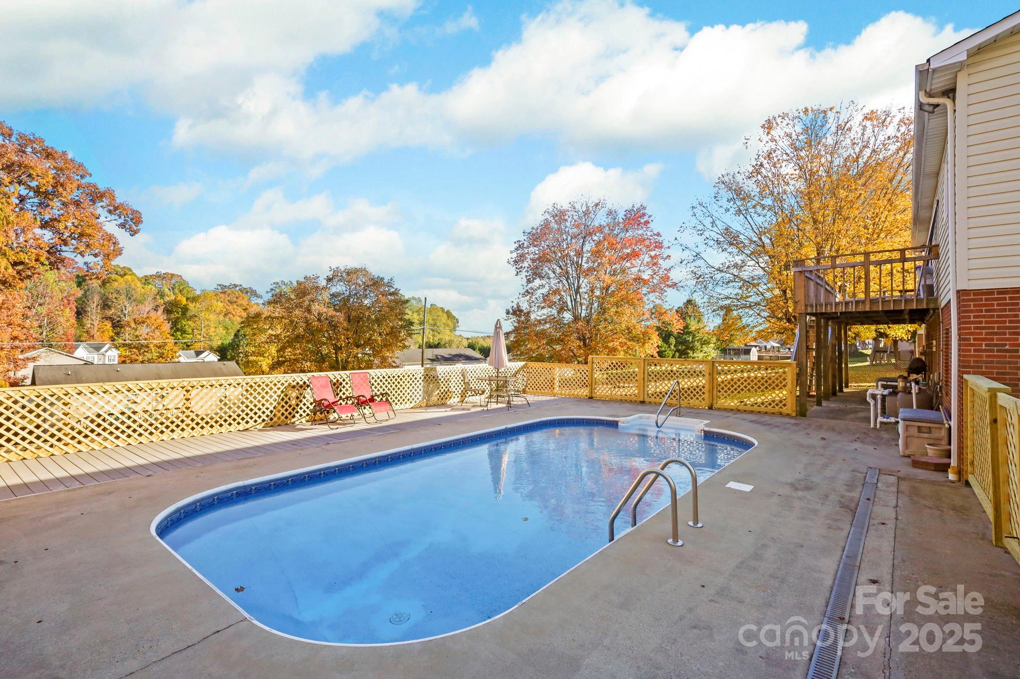 2216 Olde Well Road Hudson, NC 28638 - Photo 37 of 48 a view of a swimming pool with an outdoor seating