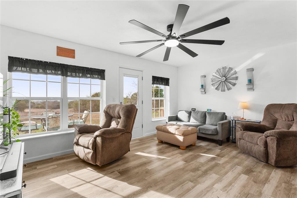 351 County Road 2601 Meridian, TX 76665 - Photo 40 of 40 a living room with furniture and a large window