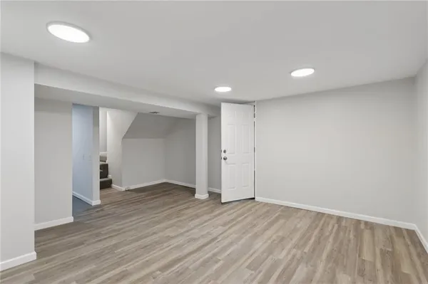 a view of an empty room